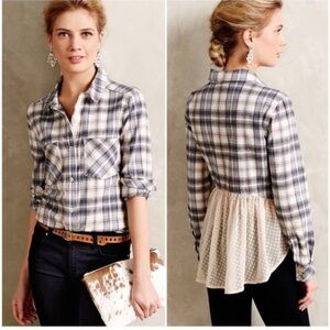 Anthropologie - Holding Horses “Willow Ridge” Flannel Shirt